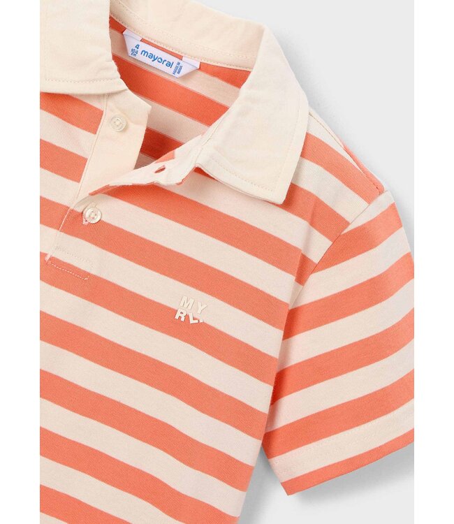 SS Mayoral: Polo 3110 (Stripes orange)