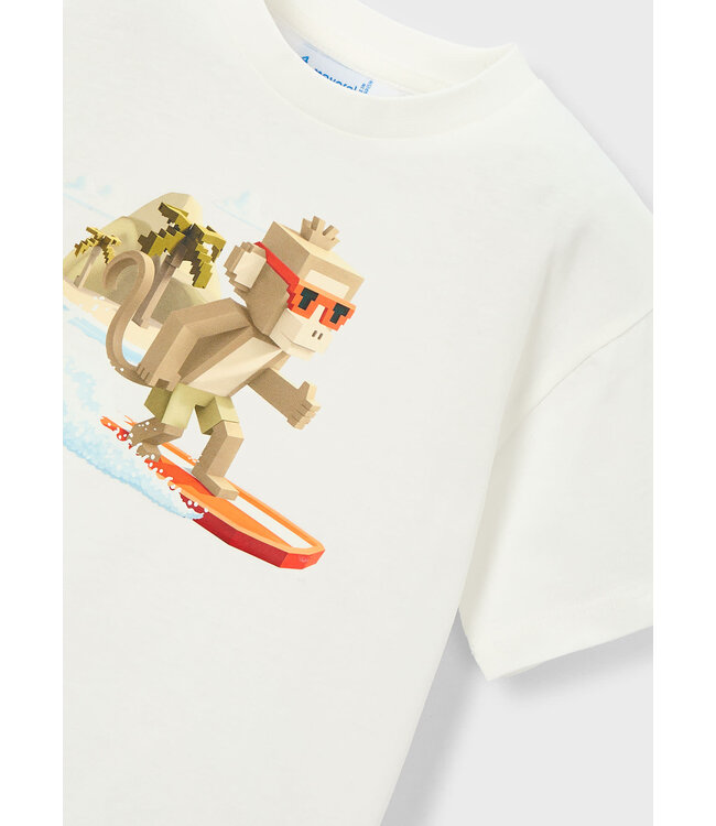 SS Mayoral: T-shirt 3077 (Cream)