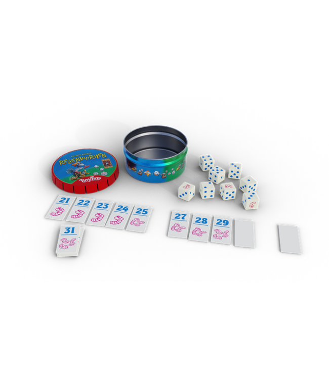 999GAMES: Tiny Tins: Regenwormen - Dobbelspel