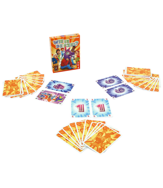 999GAMES: Wie is de ezel? - Kaartspel