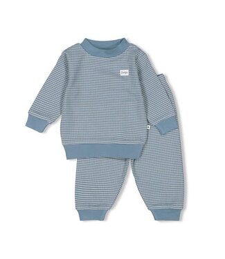 Feetje Feetje : Wafelpyjama (Ice blue)