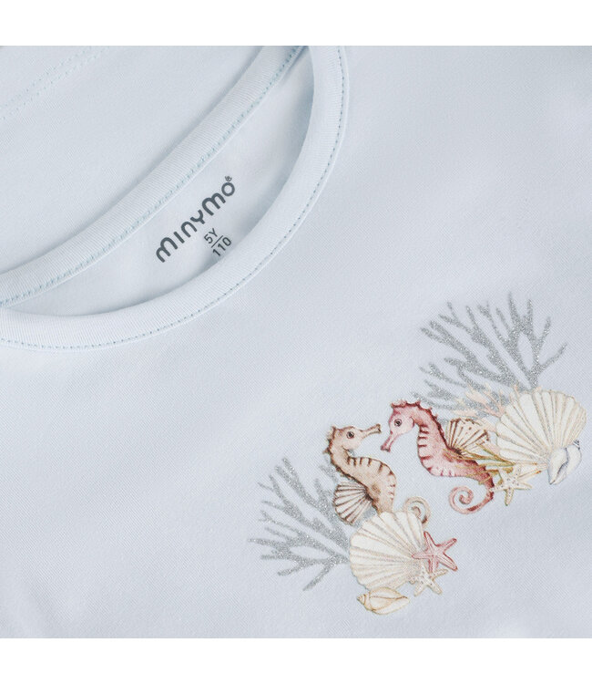 SS Minymo: T-shirt 124301 (Illusion blue)