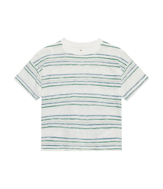 SS En Fant: T-shirt Stripe 230601 (Verdant green)