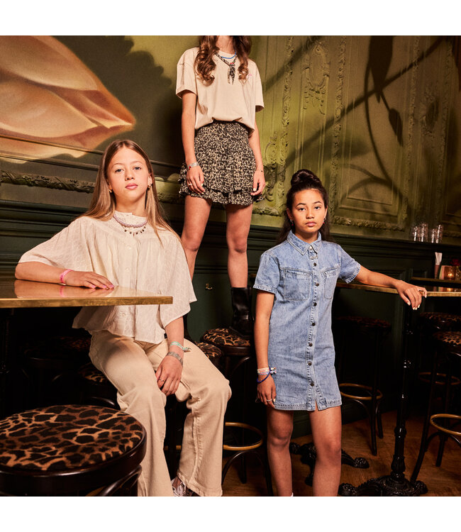 SS Indian Blue Jeans: Jeansjurk 970755 (Light Denim)