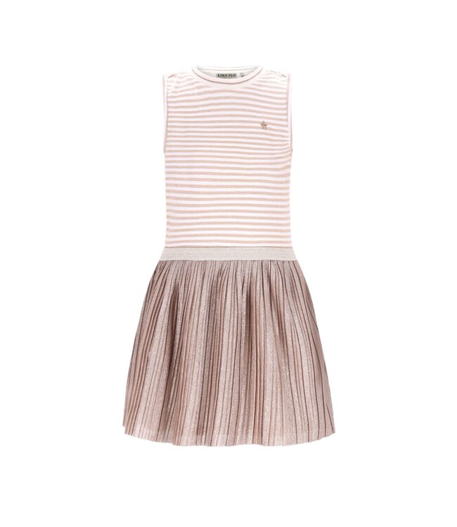 SS Like Flo: Jurk Minte 5810 (Gold Stripe)