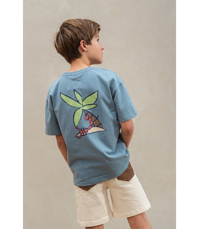 SS Like Flo: T-shirt Ediz 6400 (Blue Stone)