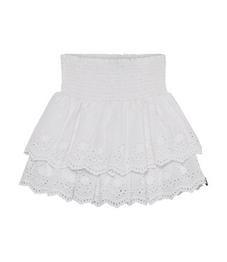 Indian Blue Jeans SS Indian Blue Jeans: Rok Borderie 970811 (White)