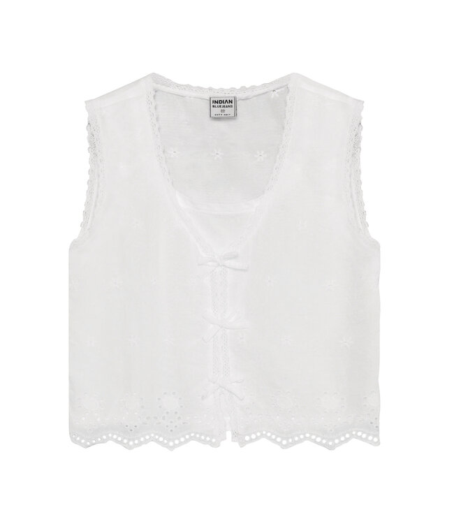 SS Indian Blue Jeans: Top Broderie 970854 (White)