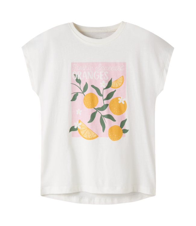 SS Name it: T-shirt Vigea 13228210 (Cloud dancer)