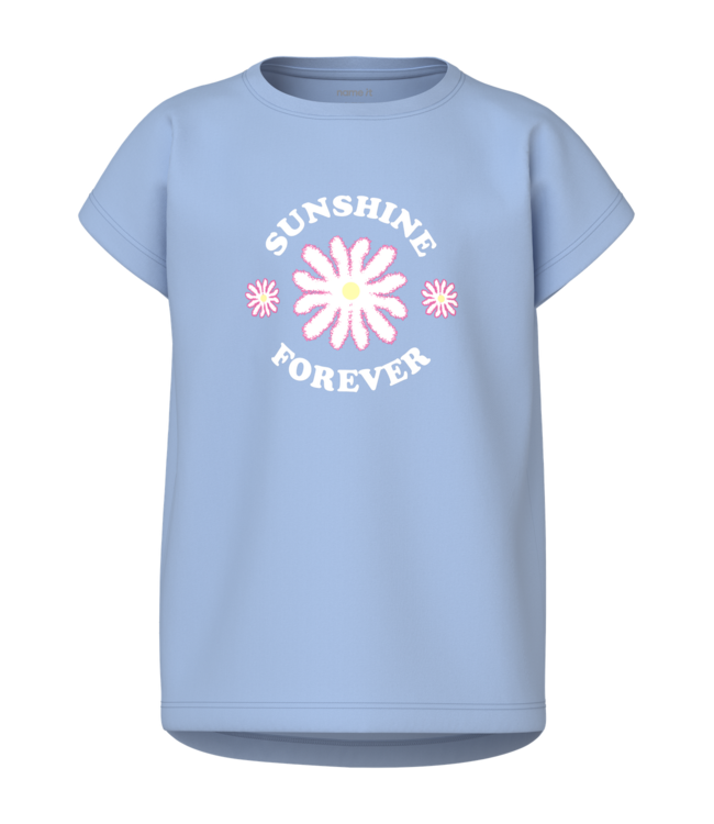 SS Name it: T-shirt Vigea 13228210 (Chambray blue)