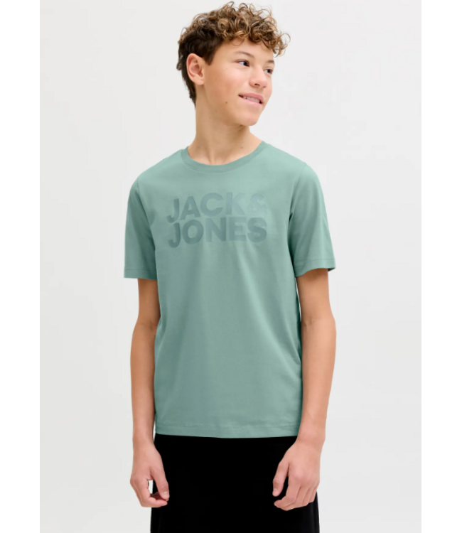 SS Jack&Jones: T-shirt CORP 12152730 (Mineral blue)