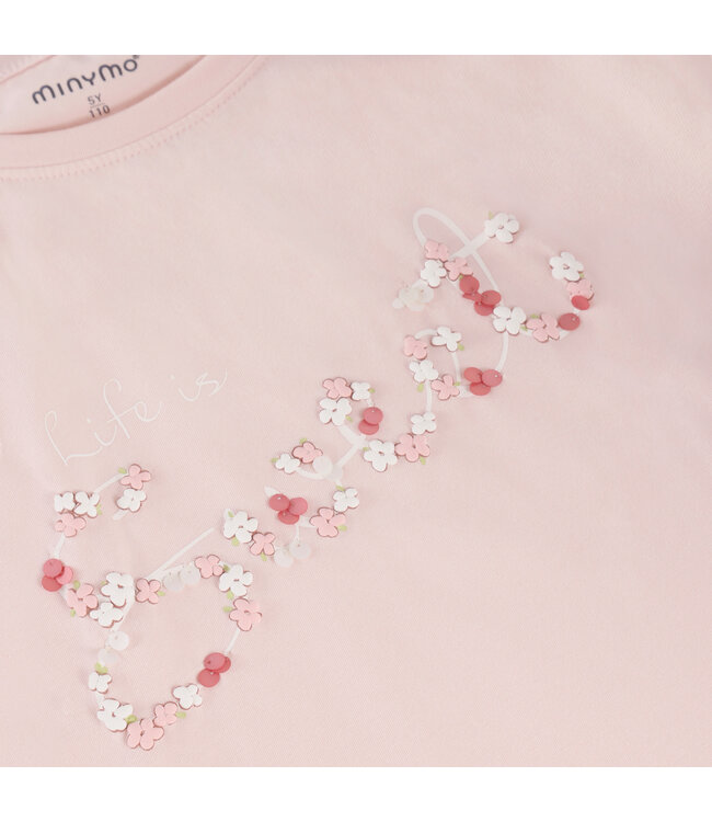 SS Minymo: T-shirt 124300 (Peach Blush)