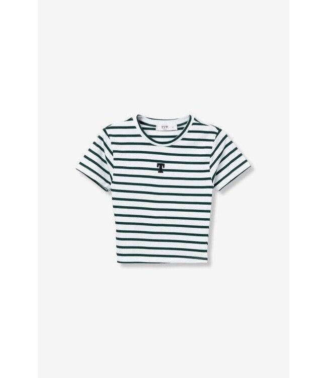 SS Tiffosi: T-shirt POP 10064628 (Green stripe)