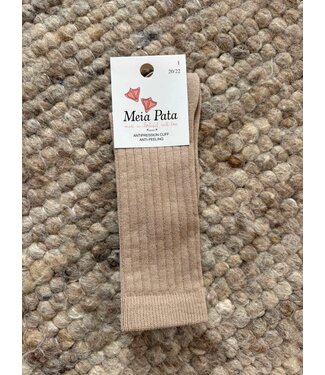 Meia Pata Meia Pata: Kniekous Rib Beige
