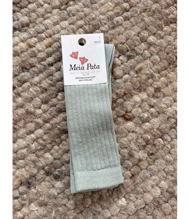 Meia Pata: Kniekous Rib Jade Green