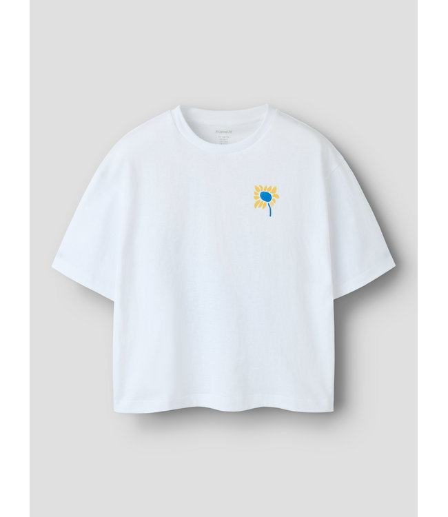 SS Name it: T-shirt Helga 13259819 (Bright white flower)