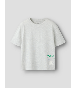 Name it SS Name it: T-shirt Haddu 13259803 (Light grey melange)