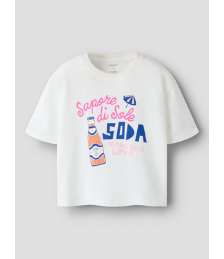 Name it SS Name it: T-shirt Halfrida 13259797 (Cloud dancer)