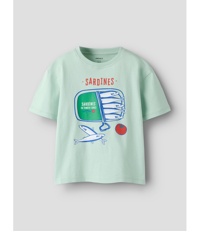 SS Name it: T-shirt Hadu 13259793 (Subtle green)