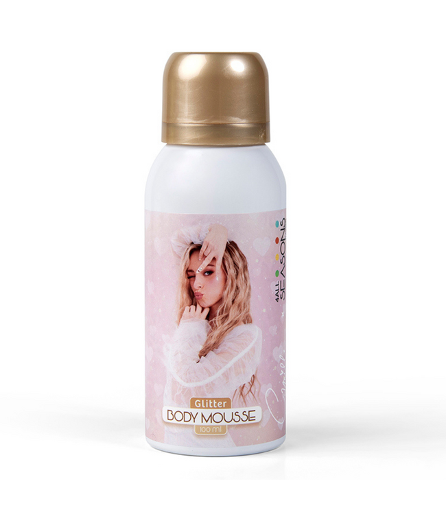 4 ALL SEASONS: Glitter bodymousse Camille 100ml