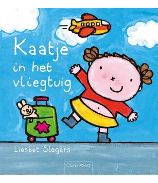 Clavis Kaatje in het vliegtuig