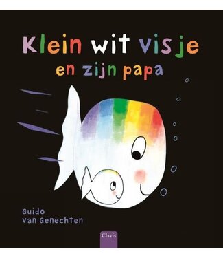 Clavis Klein wit visje en zijn papa