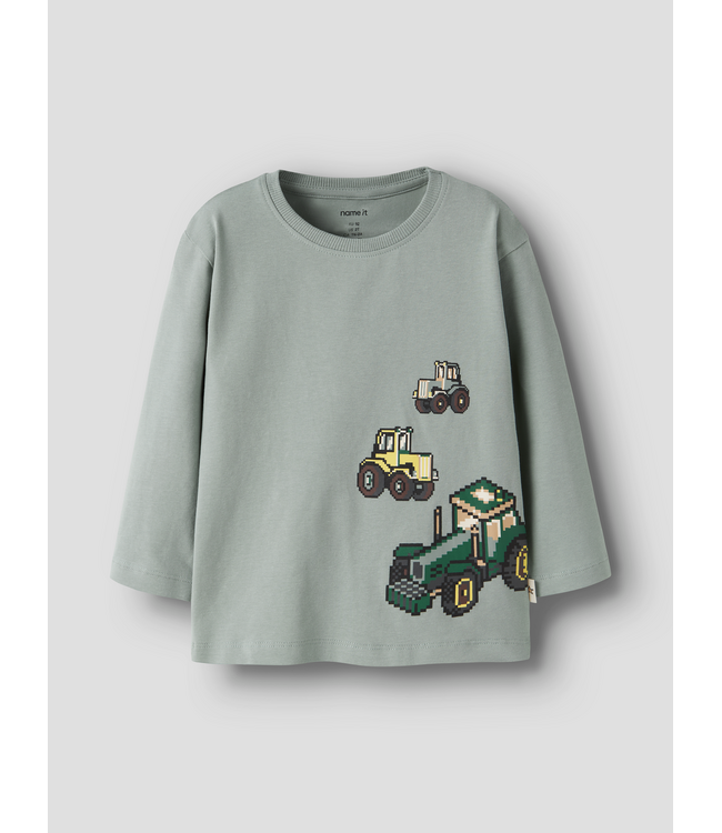 FW Name it: Longsleeve Lawrence 13258468 (Green Milieu)