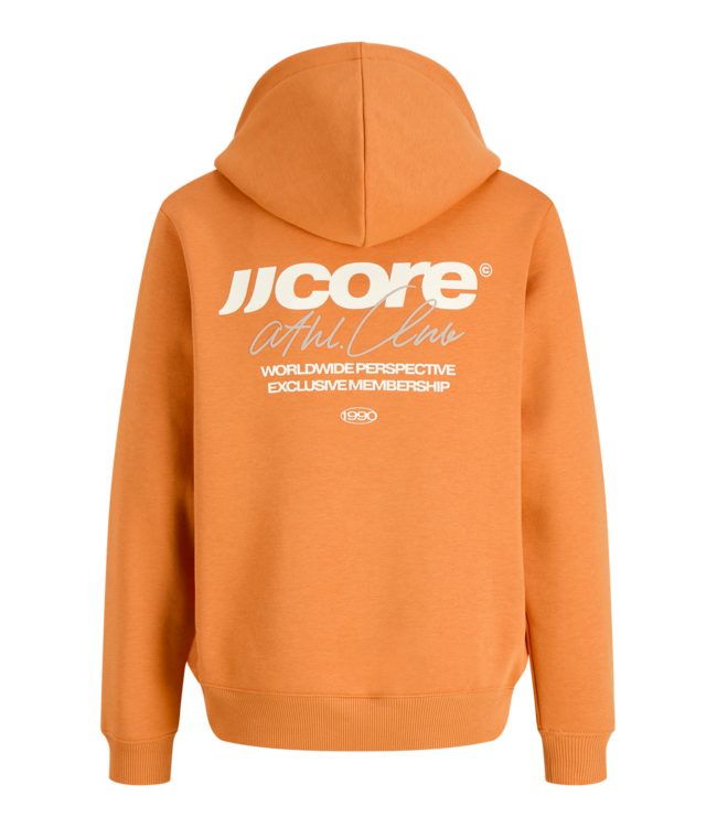 FW Jack&Jones: Hoodie Club 12301331 (Tomato cream)