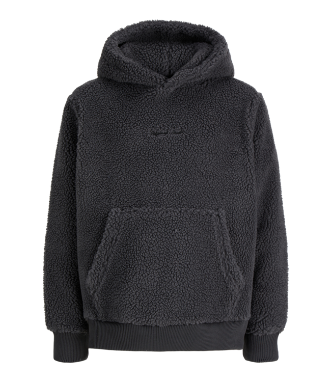 FW Jack&Jones: Teddy Hoodie Norrebro 12303316 (Asphalt)
