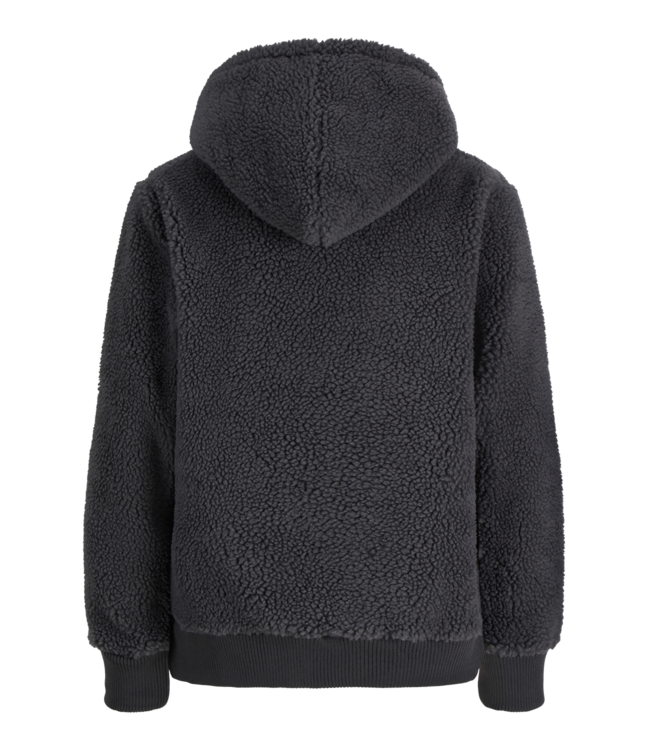 FW Jack&Jones: Teddy Hoodie Norrebro 12303316 (Asphalt)