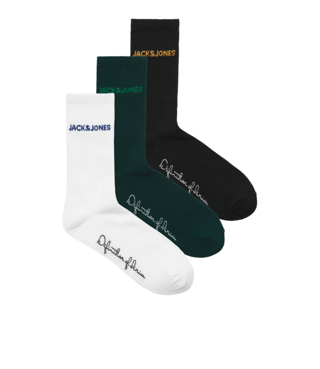FW Jack&Jones: Sokken 12299855 (Black - White - Scarab)