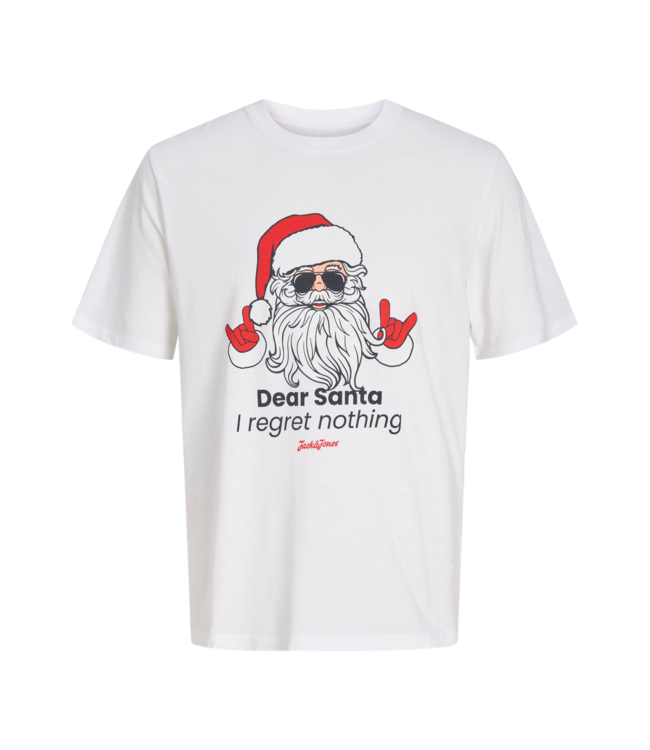 FW Jack&Jones: T-shirt Kerst 12299697 (Bright White)