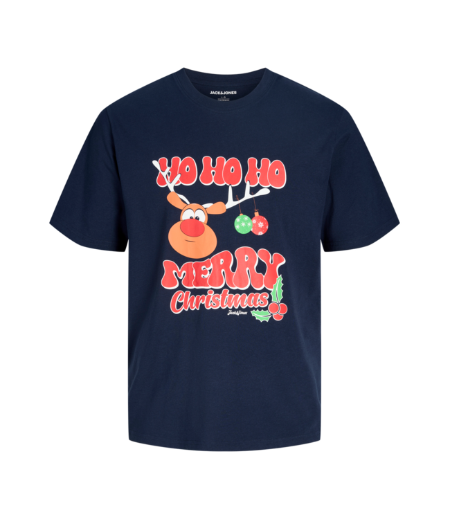 FW Jack&Jones: T-shirt Kerst 12299697 (Navy blazer)