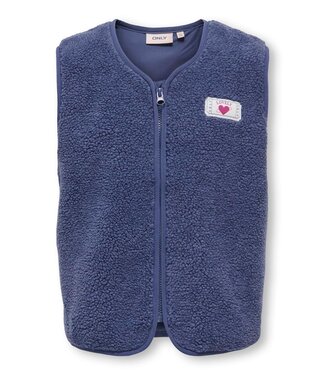 Kids Only FW Kids Only: Teddy vest Baby 15379947 (Blue Indigo)