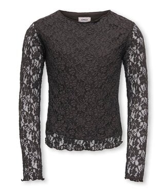 Kids Only FW Kids Only: Longsleeve kant Leika 15379472 (Black coffee)