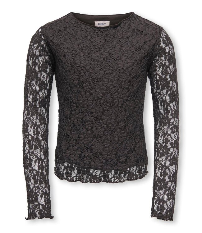 Kids Only FW Kids Only: Longsleeve kant Leika 15379472 (Black coffee)