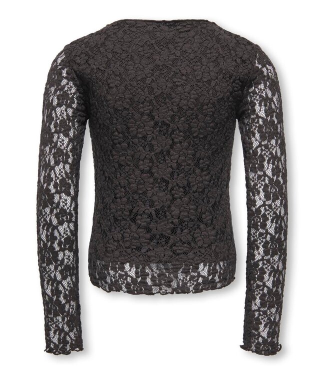 FW Kids Only: Longsleeve kant Leika 15379472 (Black coffee)