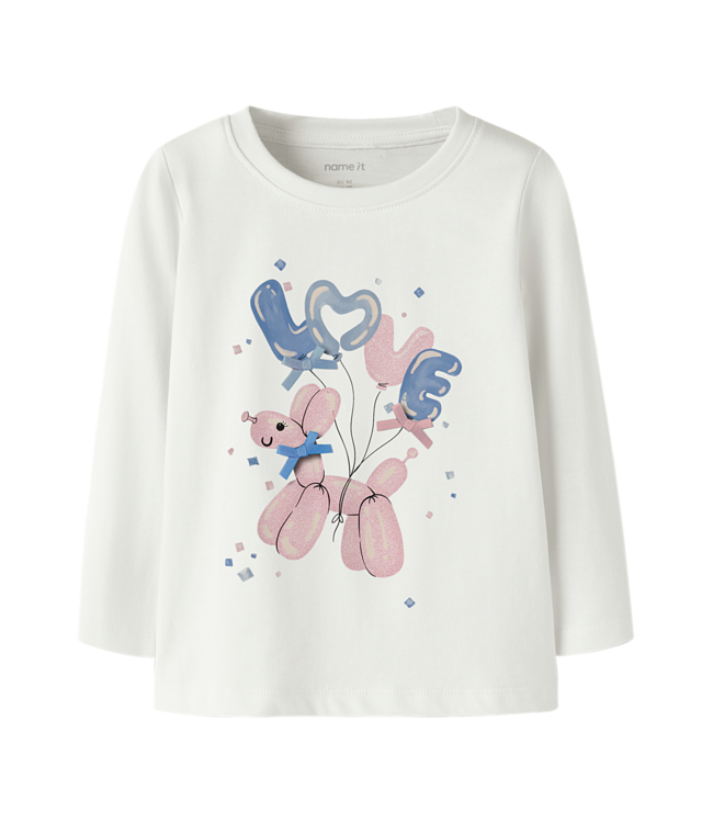 FW Name it: Longsleeve Neomon 13259517 (Cloud dancer)