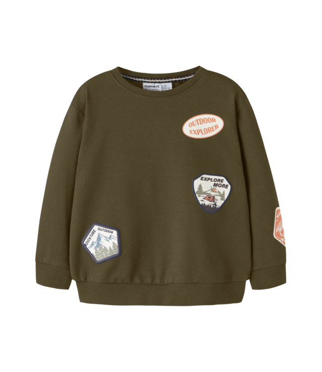 FW Name it: Sweater Ole 13260121 (Olive night)