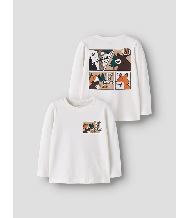 FW Name it: Longsleeve Oswalde 13260120 (Cloud Dancer)