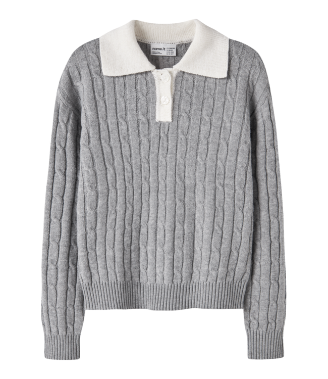 Name it FW Name it: Polo Nessa 13259444 (Grey Melange)