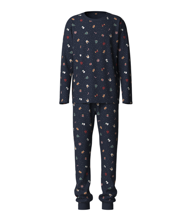 FW Name it: Pyjama Vismas Kerst VOLWASSENE 13234978 (Navy blazer)