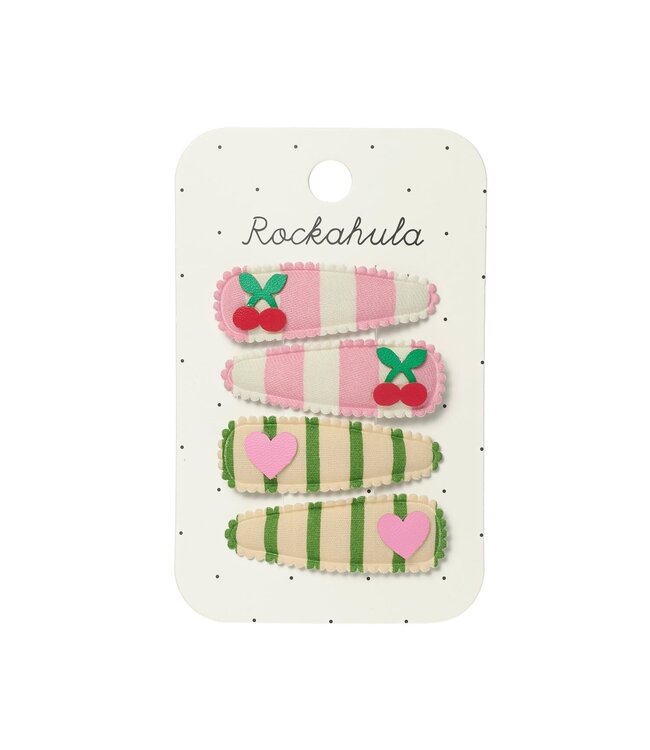 Rockahula Cherry kiss clip set