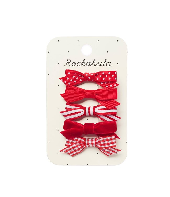Rockahula Bow clip set rood