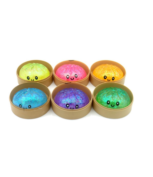 Squishy dumpling 8,5 CM sugar glitter
