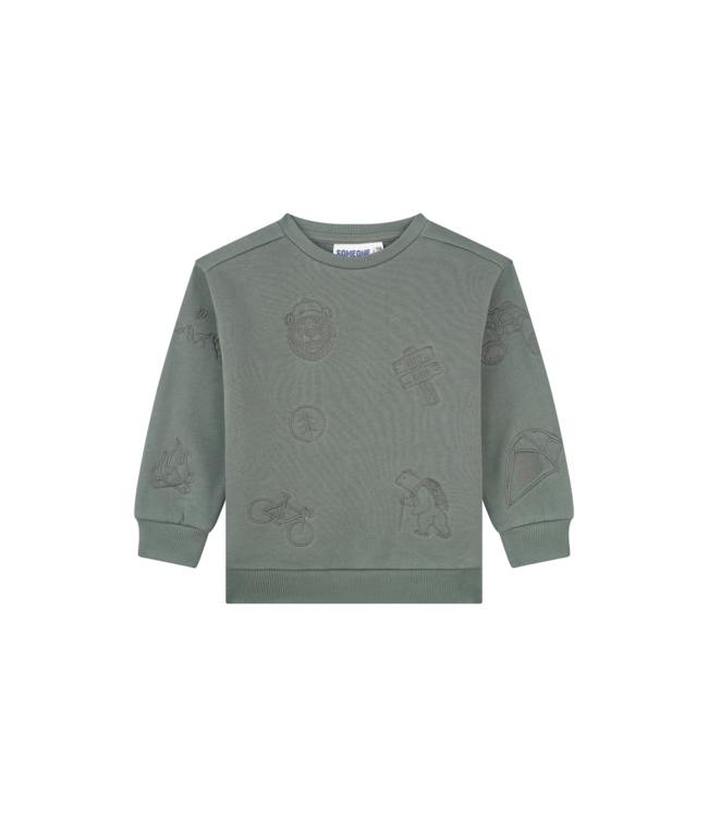 FW Someone: Sweater Jonas 300195 (Dark Khaki)