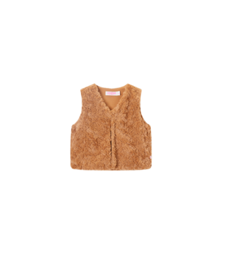 Someone FW Someone: Teddy vest Yara 100312 (Light cognac)