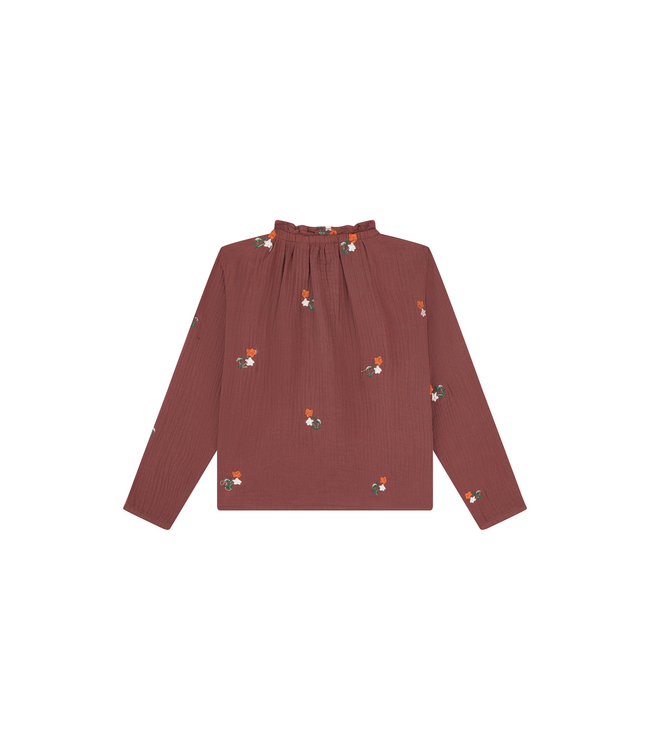 FW Mini Rebels: Hemdje Poppy 800070 (Dark cognac)