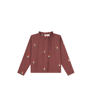 Mini Rebels FW Mini Rebels: Hemdje Poppy 800070 (Dark cognac)