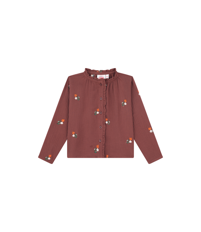 FW Mini Rebels: Hemdje Poppy 800070 (Dark cognac)